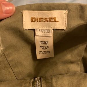 Green Diesel Dress XS, Barely worn